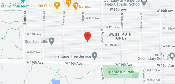 map of 4377 W 14TH AVENUE